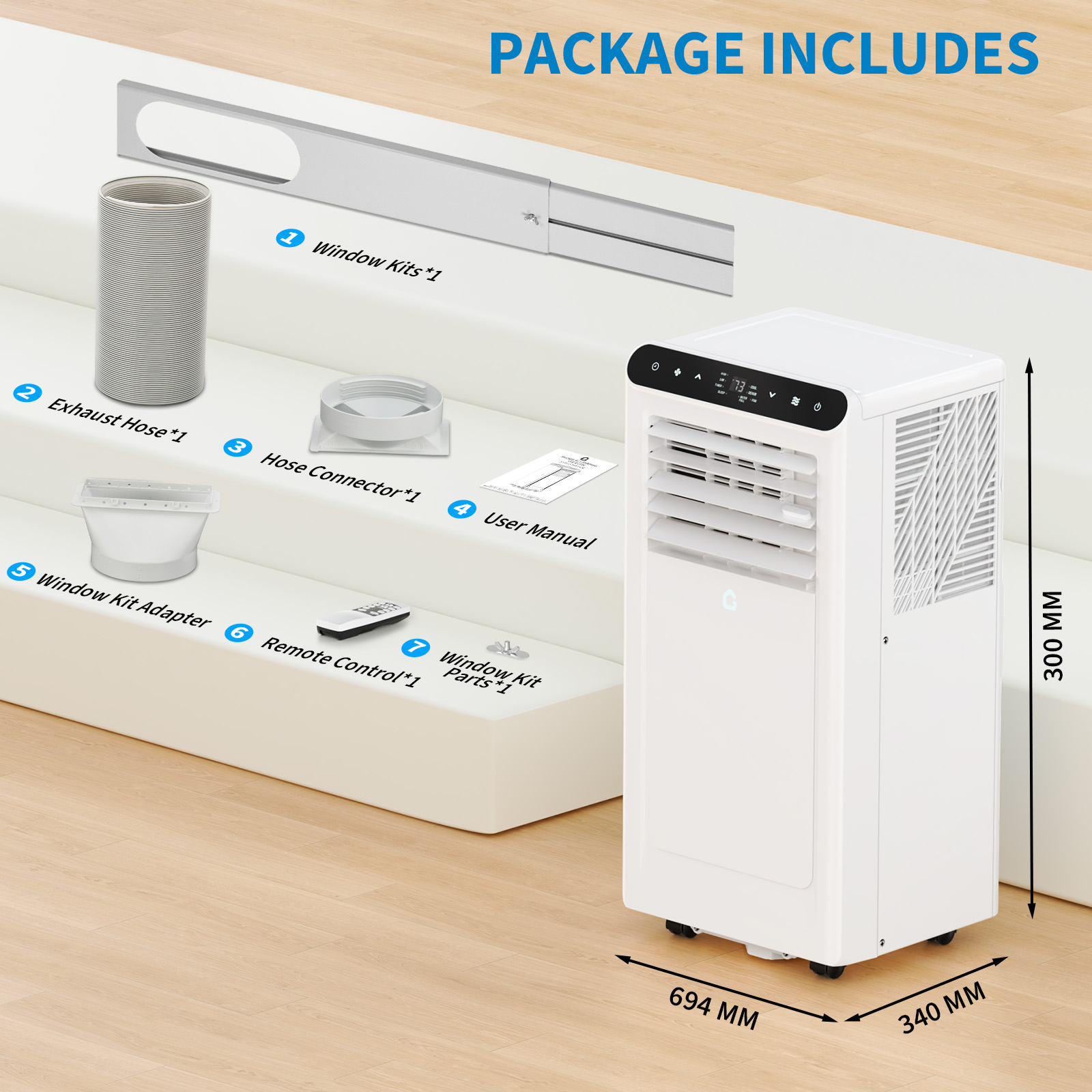 Cools the room super fast