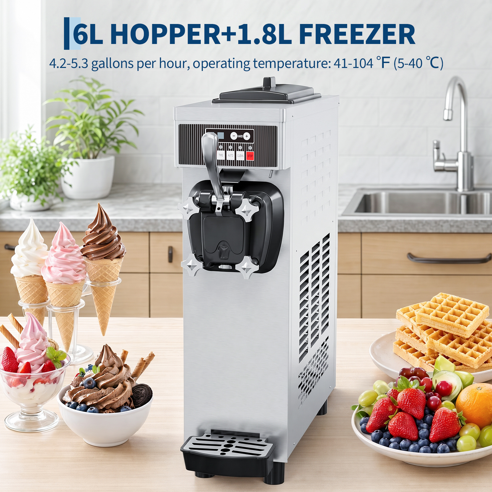 6L Hopper and 1.8L Freezer