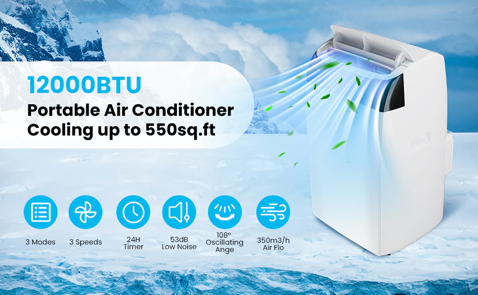 Garvee 12000 BTU Portable Air Conditioner