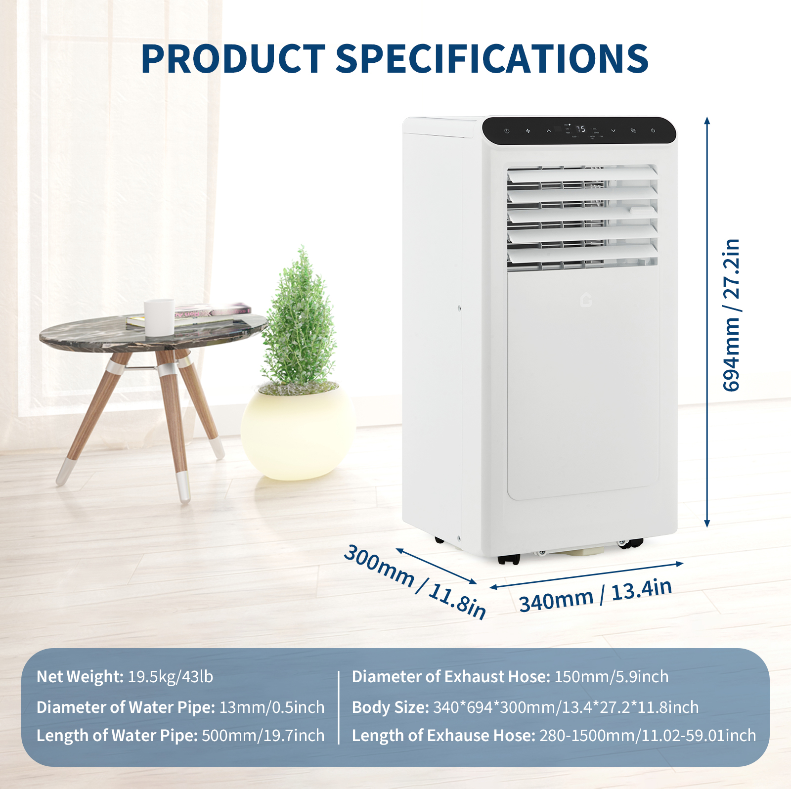 Product Specifications and Dimensions