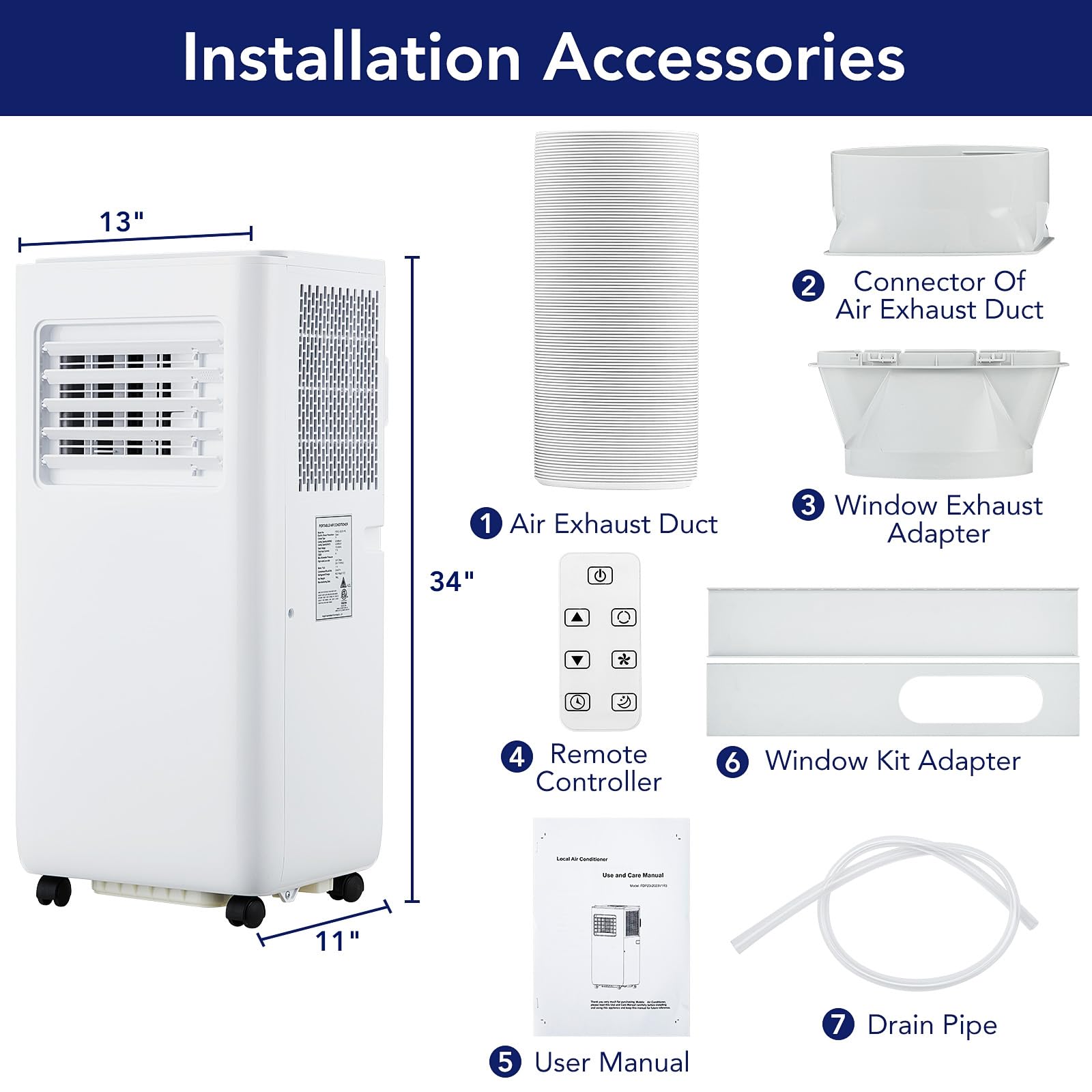 Installation Accessories and Easy Setup