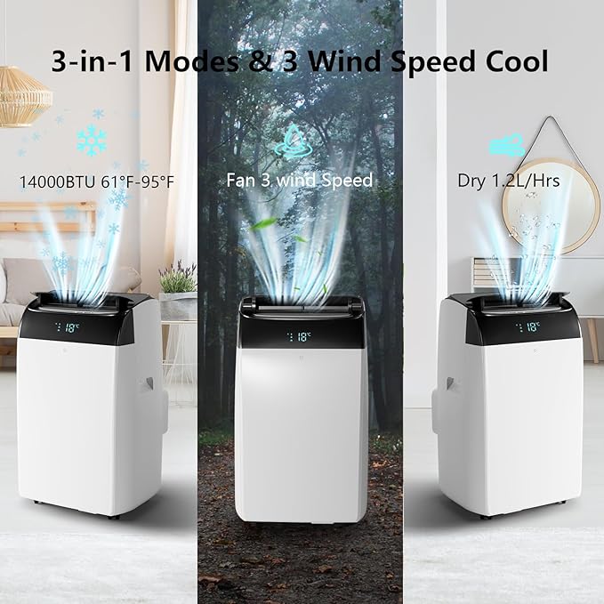 3-in-1 Modes and Wind Speed