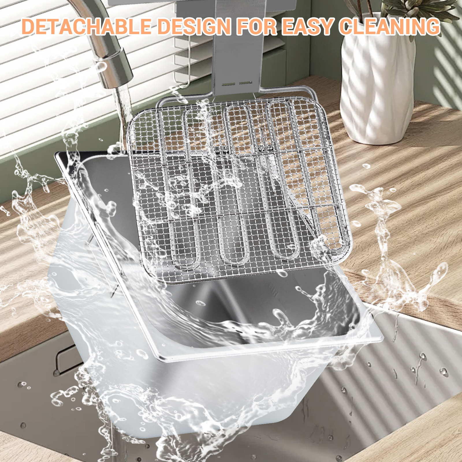 Detachable Design for Easy Cleaning Tank