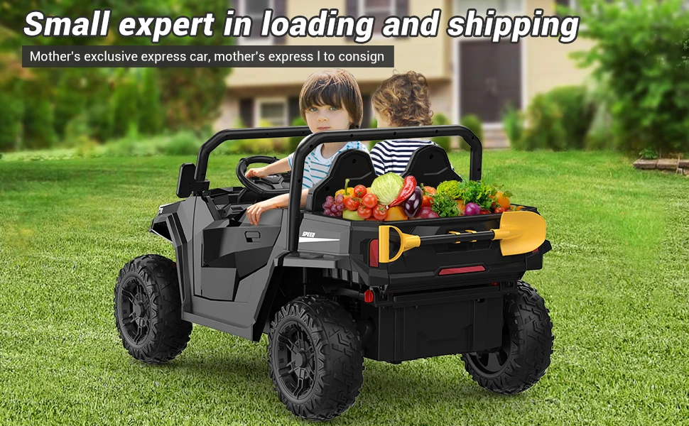 Small Expert in Loading and Shipping - Mother's Exclusive Express Car in Black
