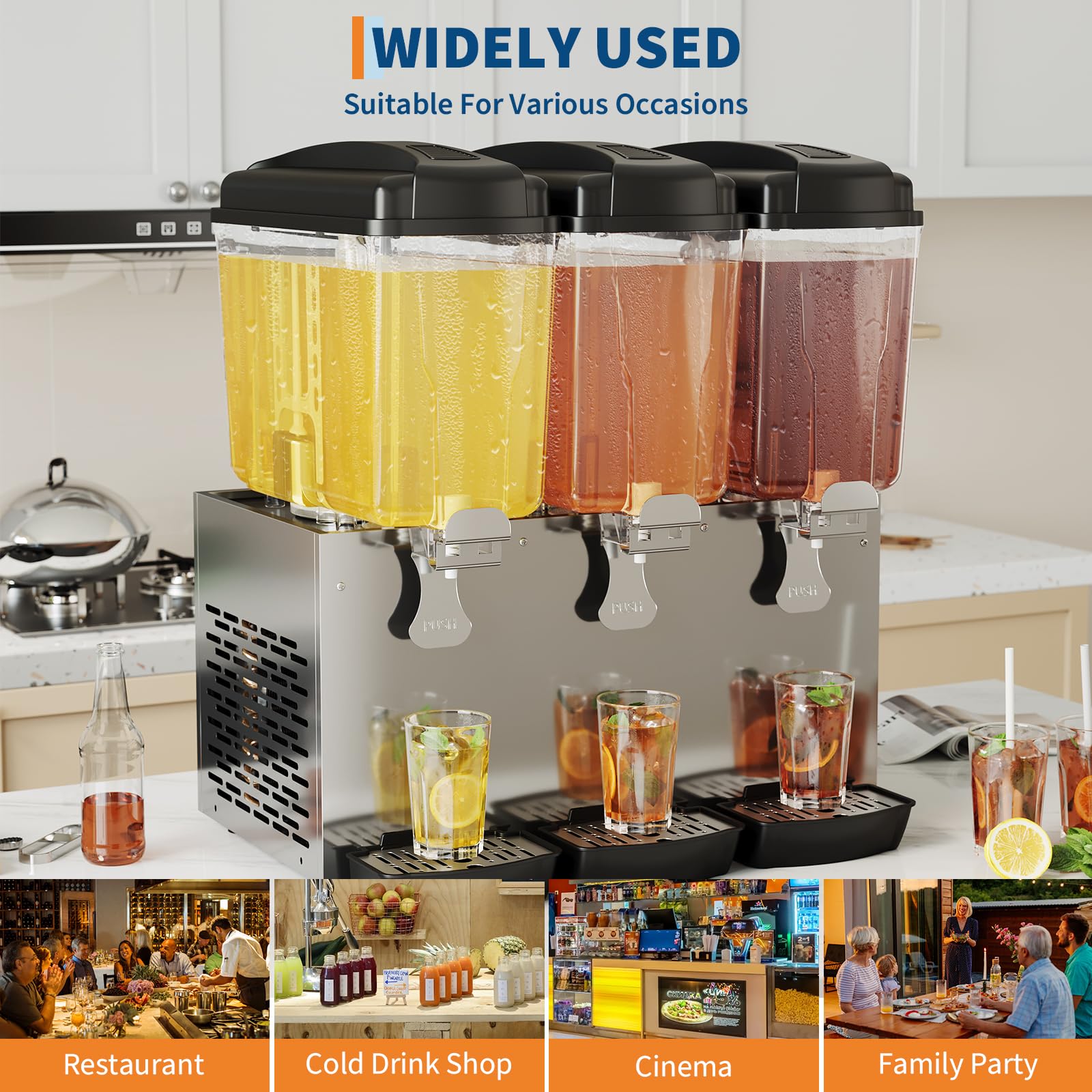 GARVEE widely used commercial juice machine dispenser
