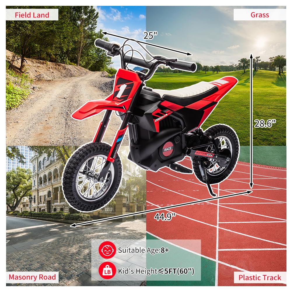 Electric Dirt Bike Dimensions and All-Terrain Capability