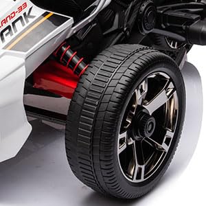 Spring Loaded Shock Absorber and Wear-Resistant Wheel Close-up