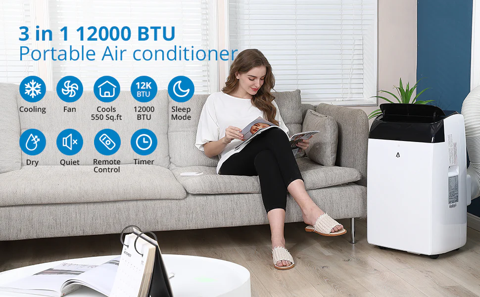 12000 BTU Portable Air Conditioner