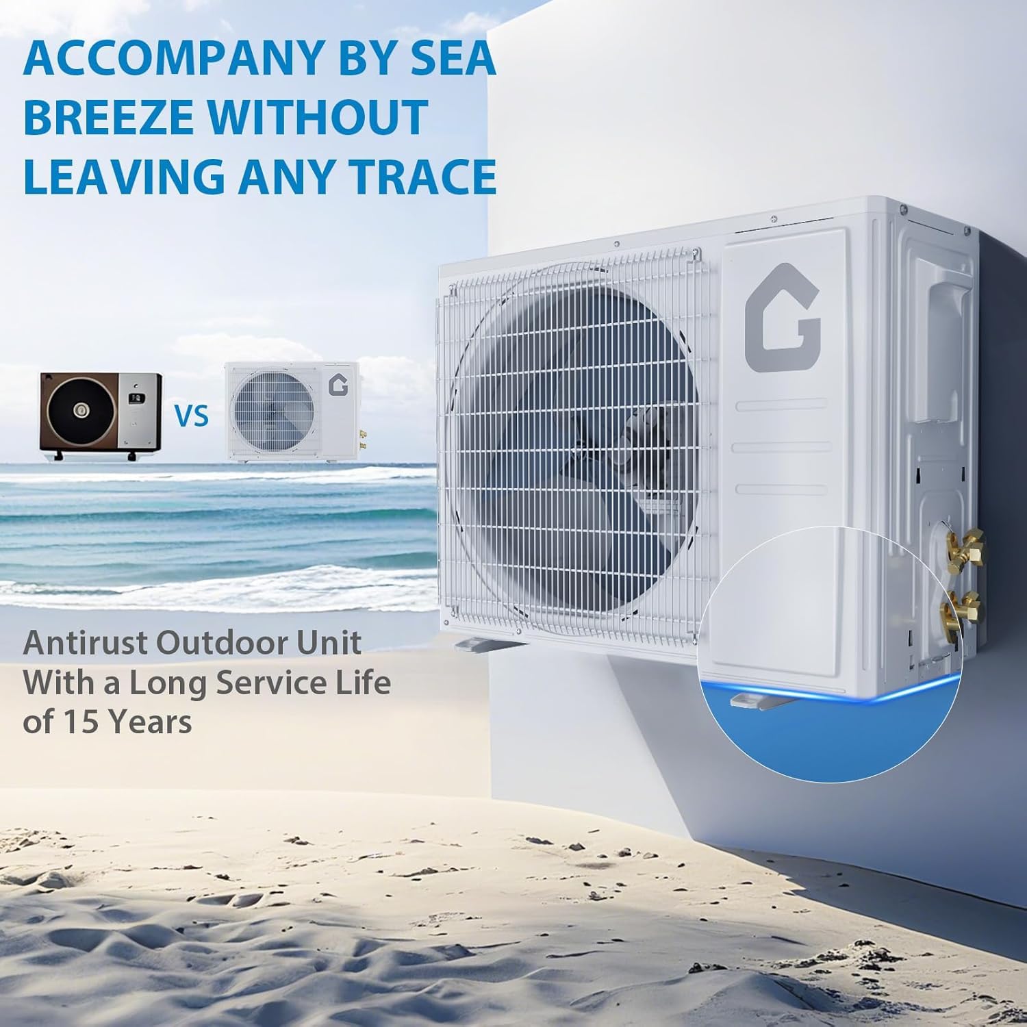 Antirust Outdoor Unit 15 Years Service Life