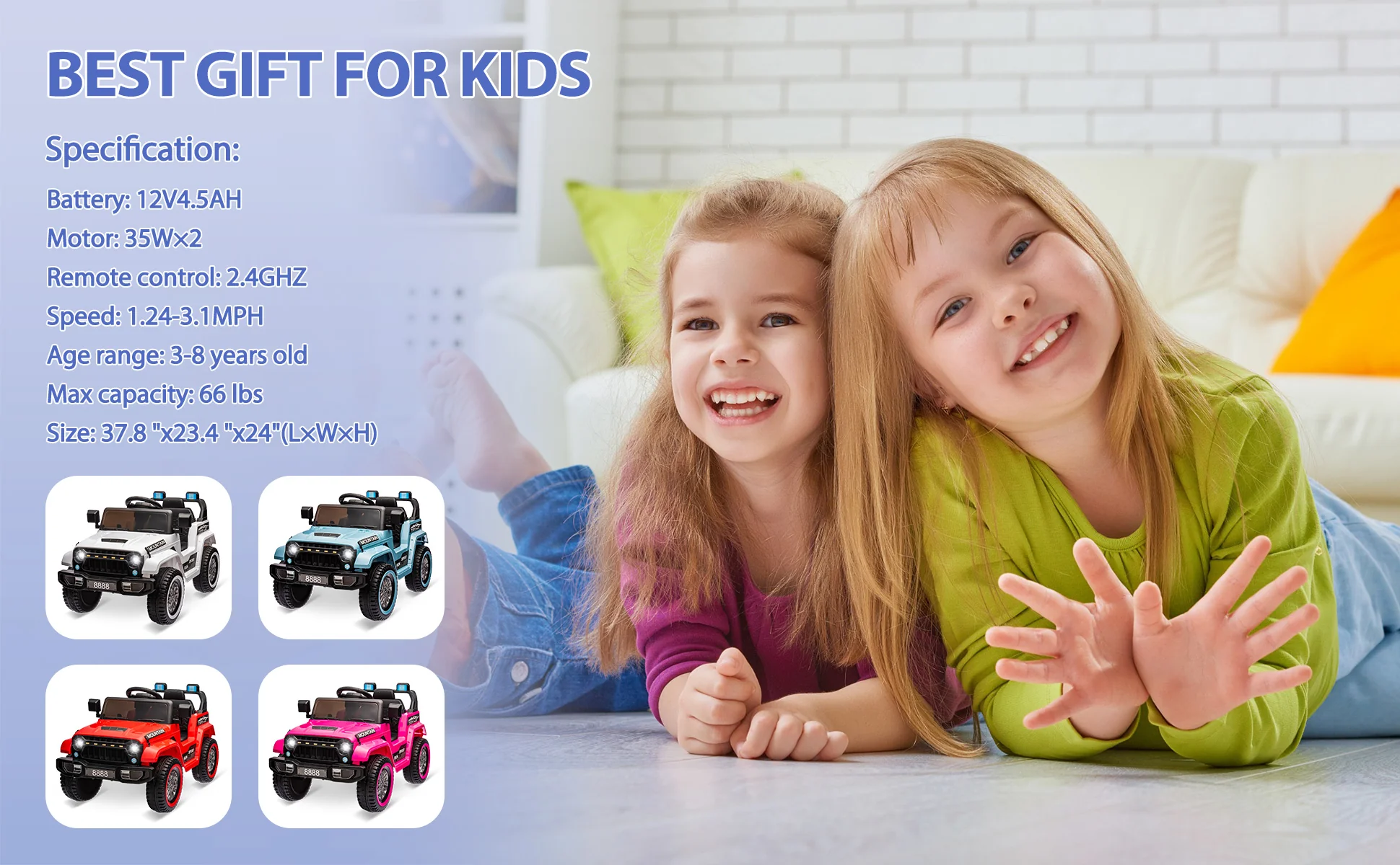 Best Gift for Kids: Specifications and Four Color Options