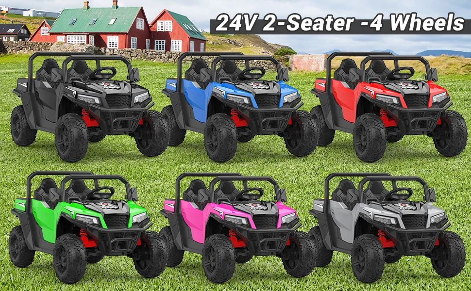 GARVEE 24V 2-Seater 4-Wheels Kids Electric Ride On Dump Truck in Multiple Colors