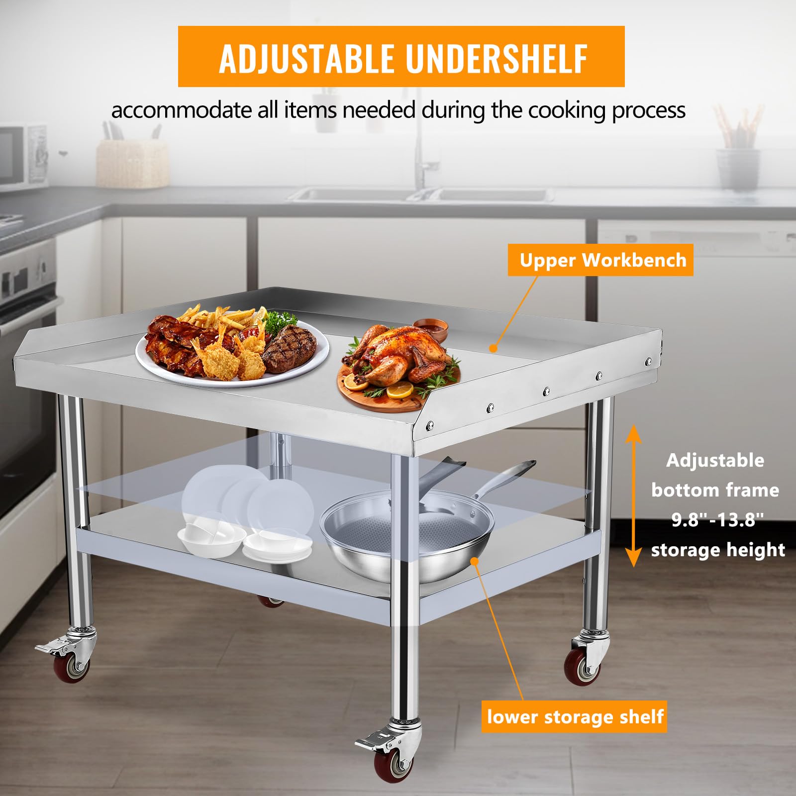 Adjustable Undershelf Organization