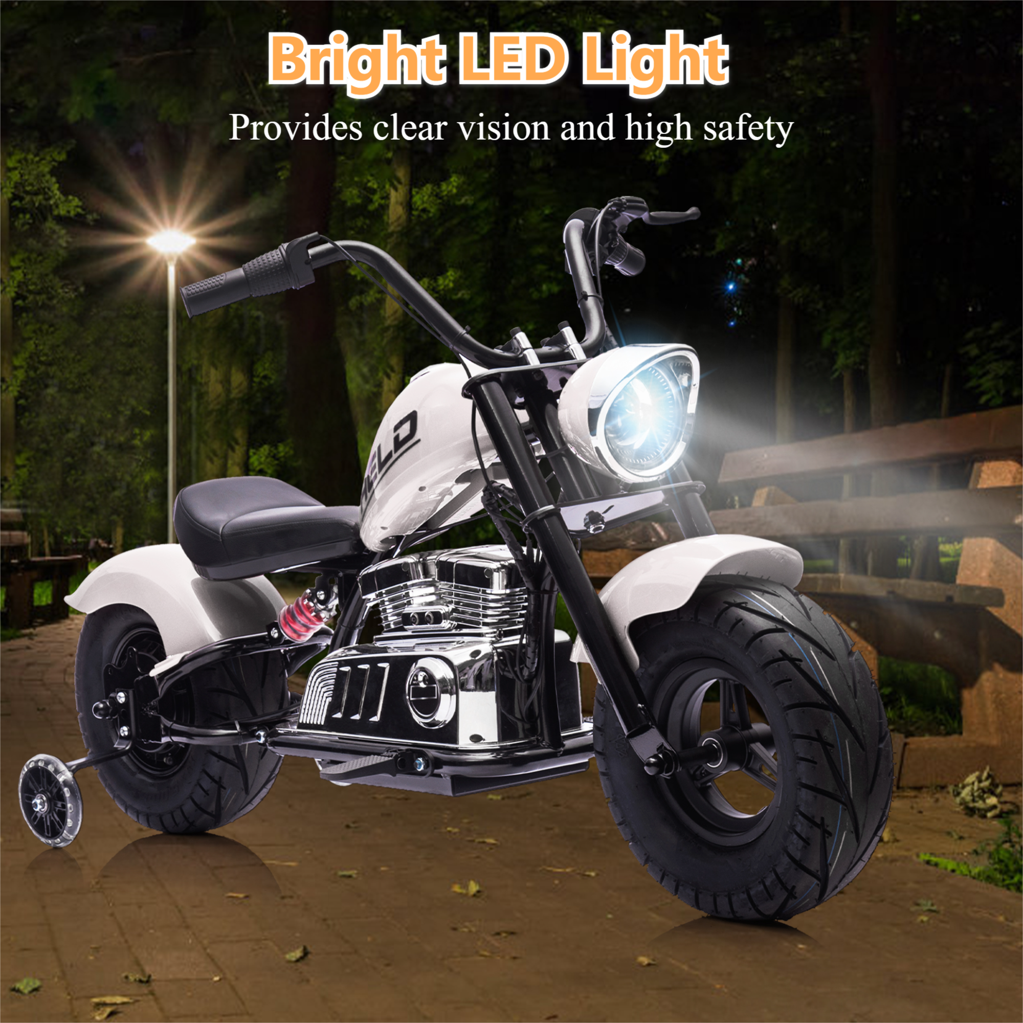 Bright LED Headlights for Night Safety
