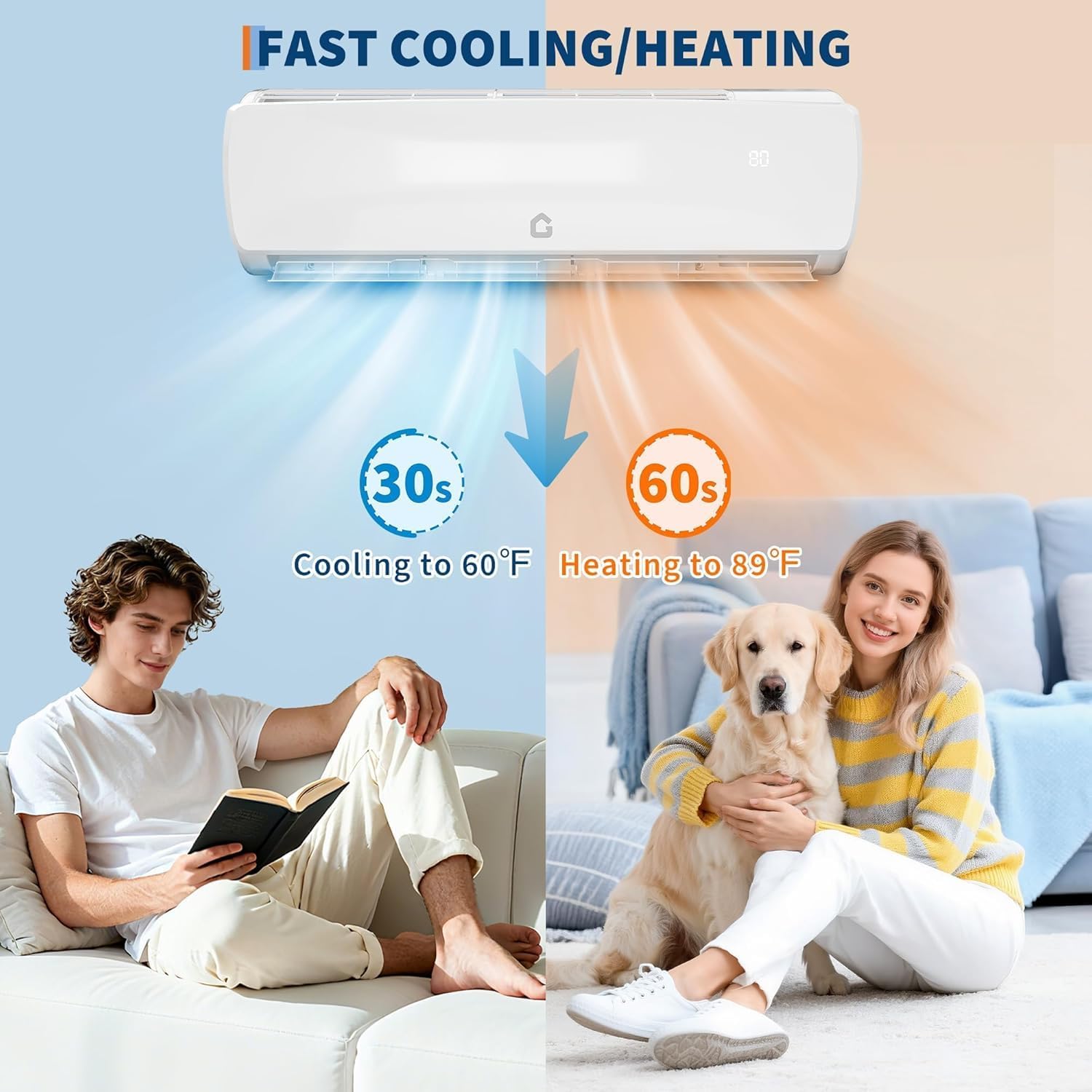 Fast Cooling in 30s and Heating in 60s