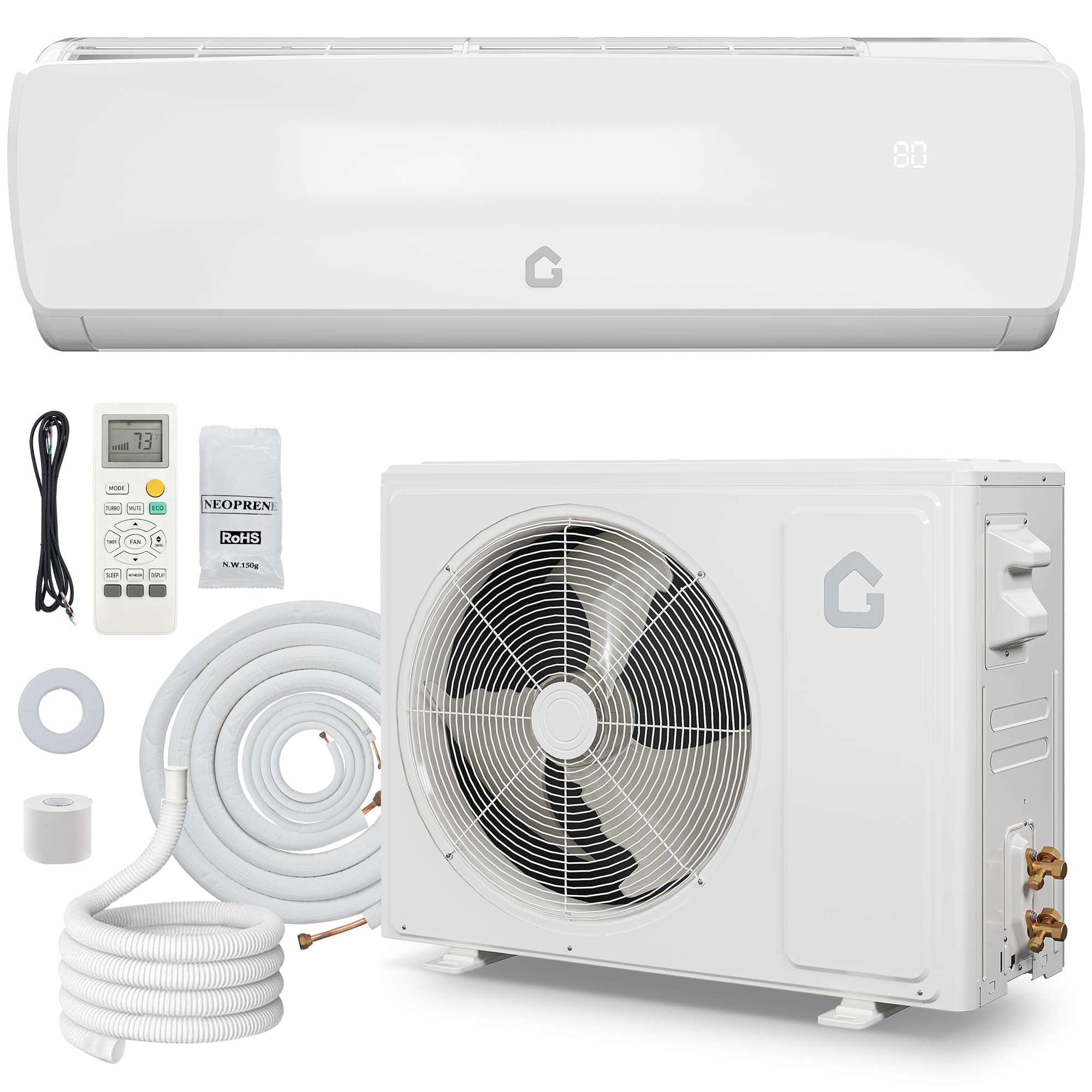 6-in-1 Inverter Mini Split AC Modes