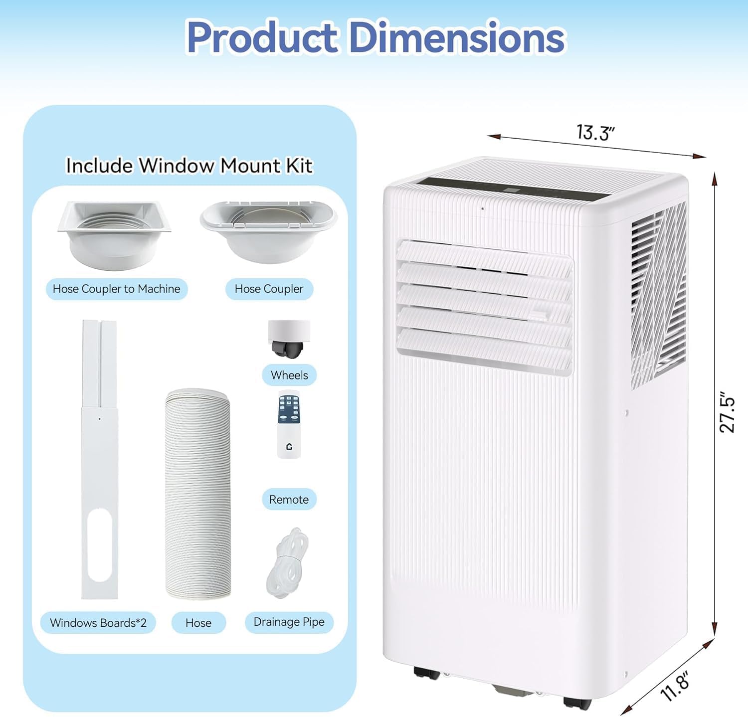 Product Dimensions and Accessories