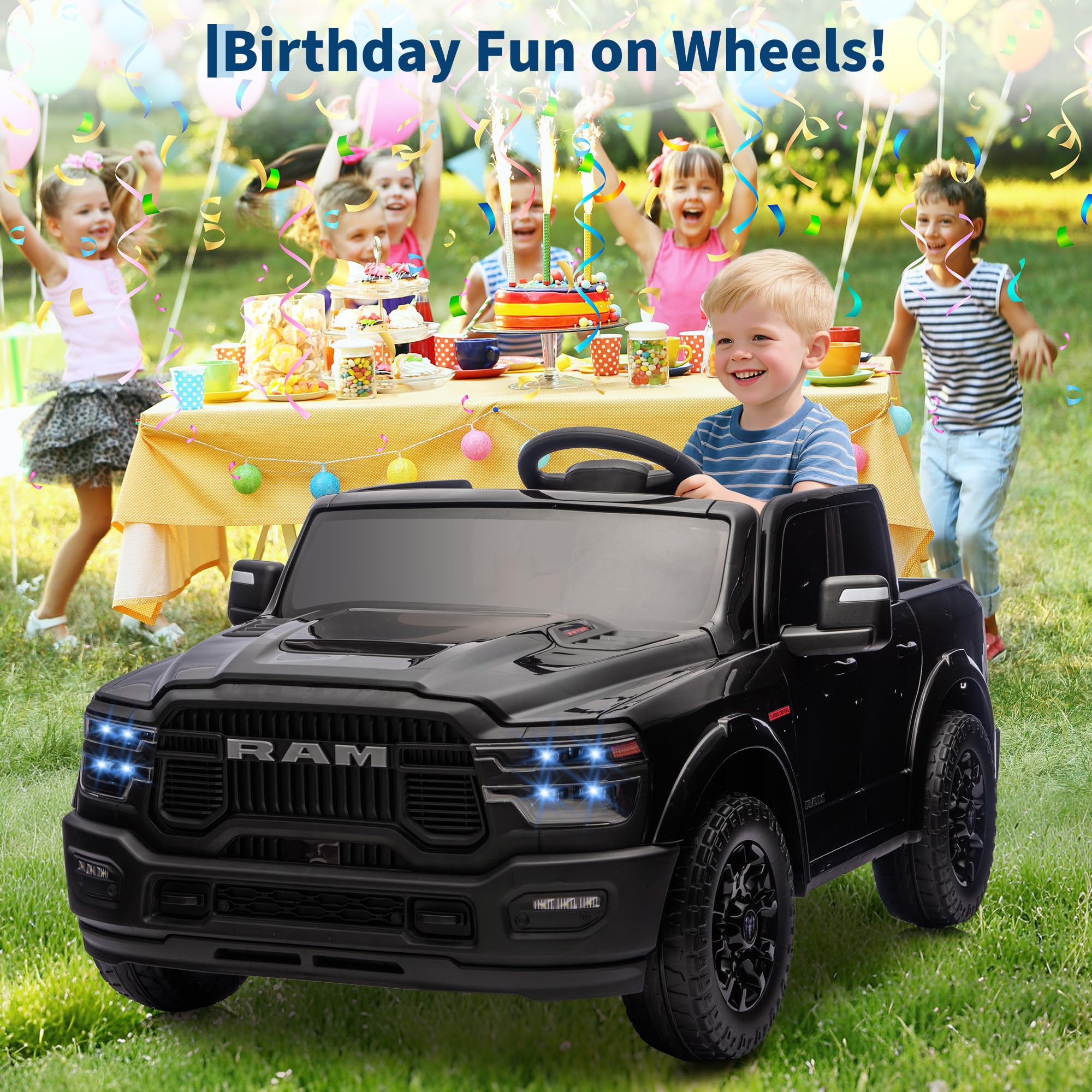 Birthday Fun on Wheels with RAM 2500 Ride On Truck