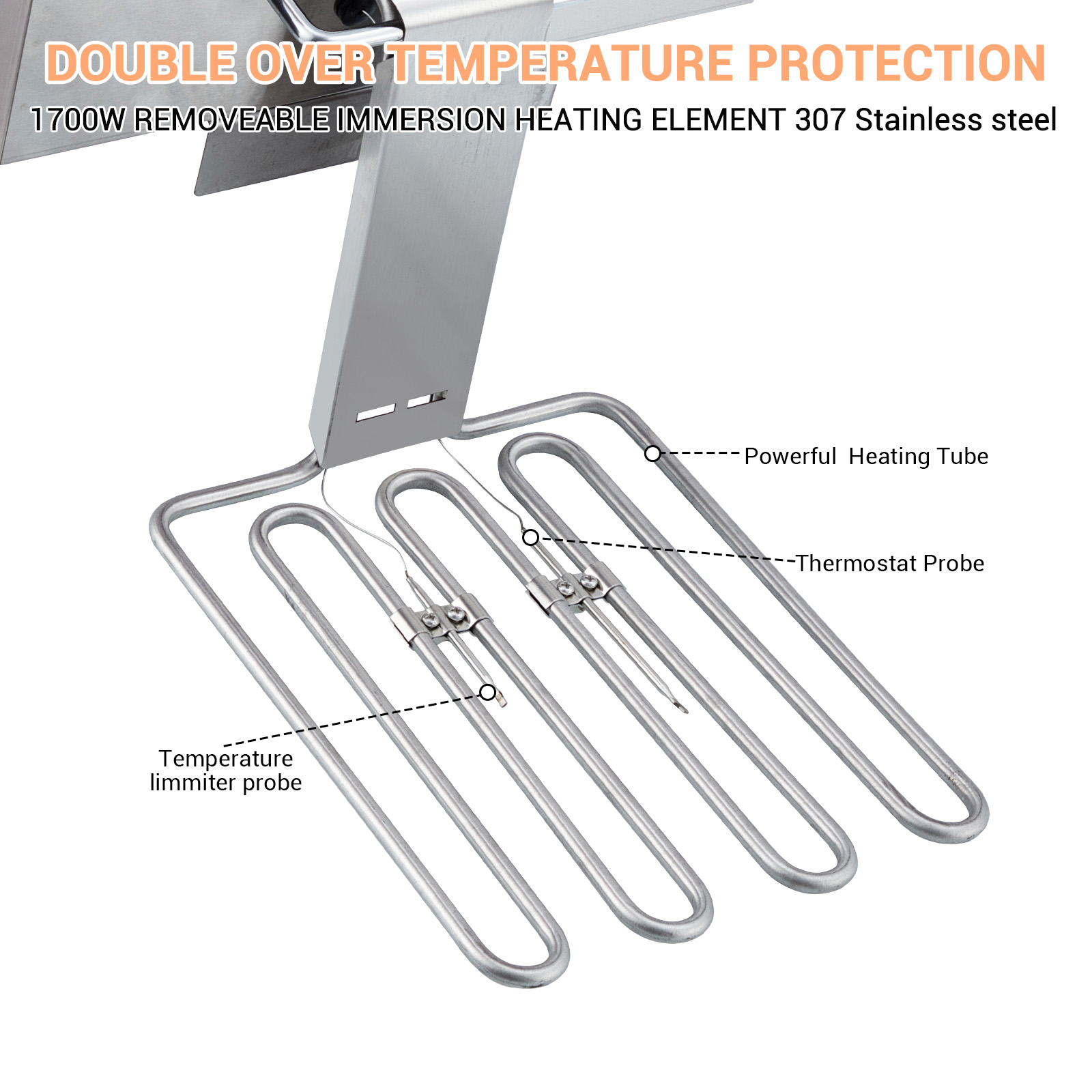 1700W 307 Stainless Steel Heating Element