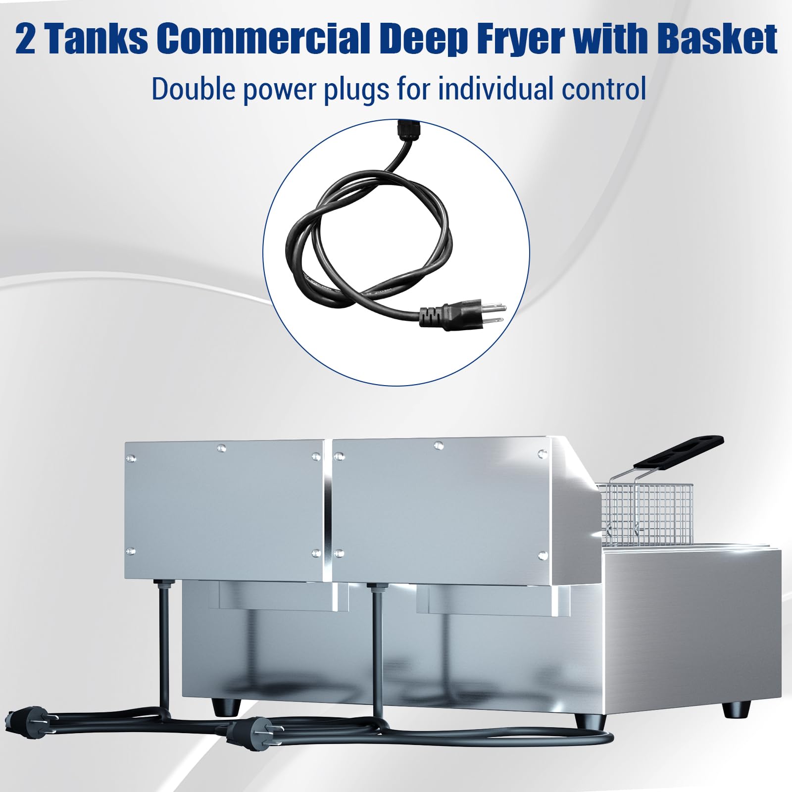 Dual Individual Control with Double Power Plugs