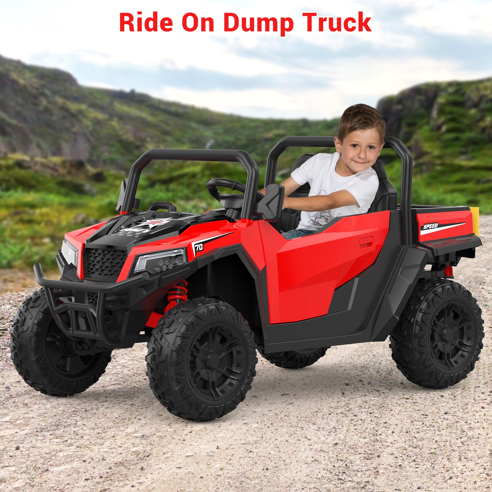 Ride On Dump Truck - Cool Appearance and Off-Road Driving Experience