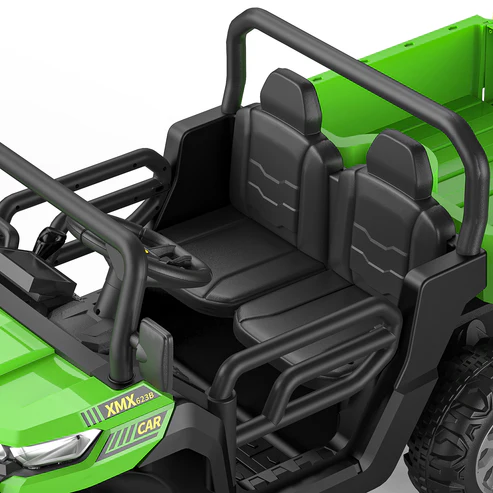 Spacious 2-Seater Cabin with High Backrests and Protective Side Handrails