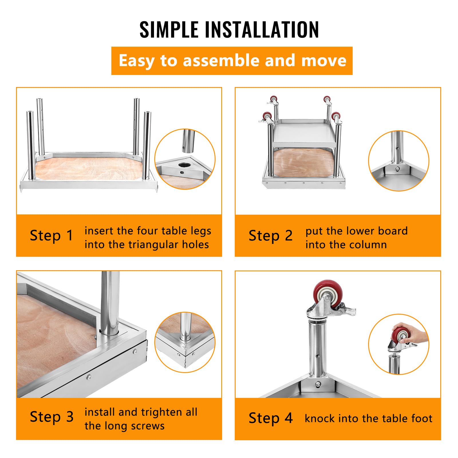 Simple Tool-Free Installation