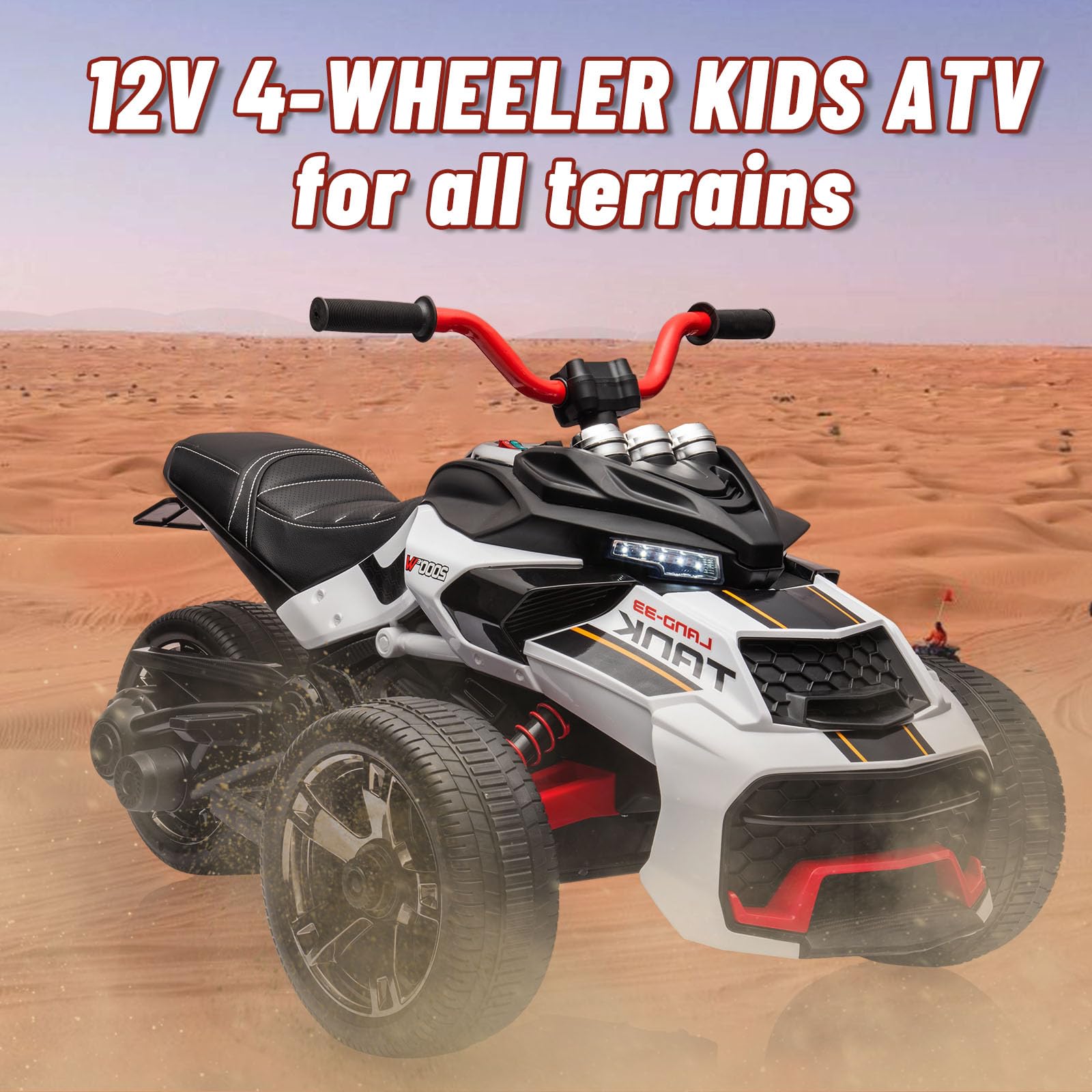 12V 4-Wheeler Kids ATV for All Terrains