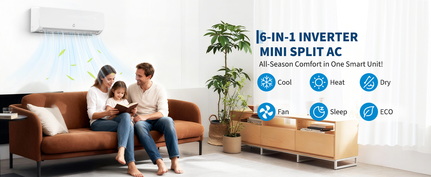 5-Speed Fan Comfort for Every Room