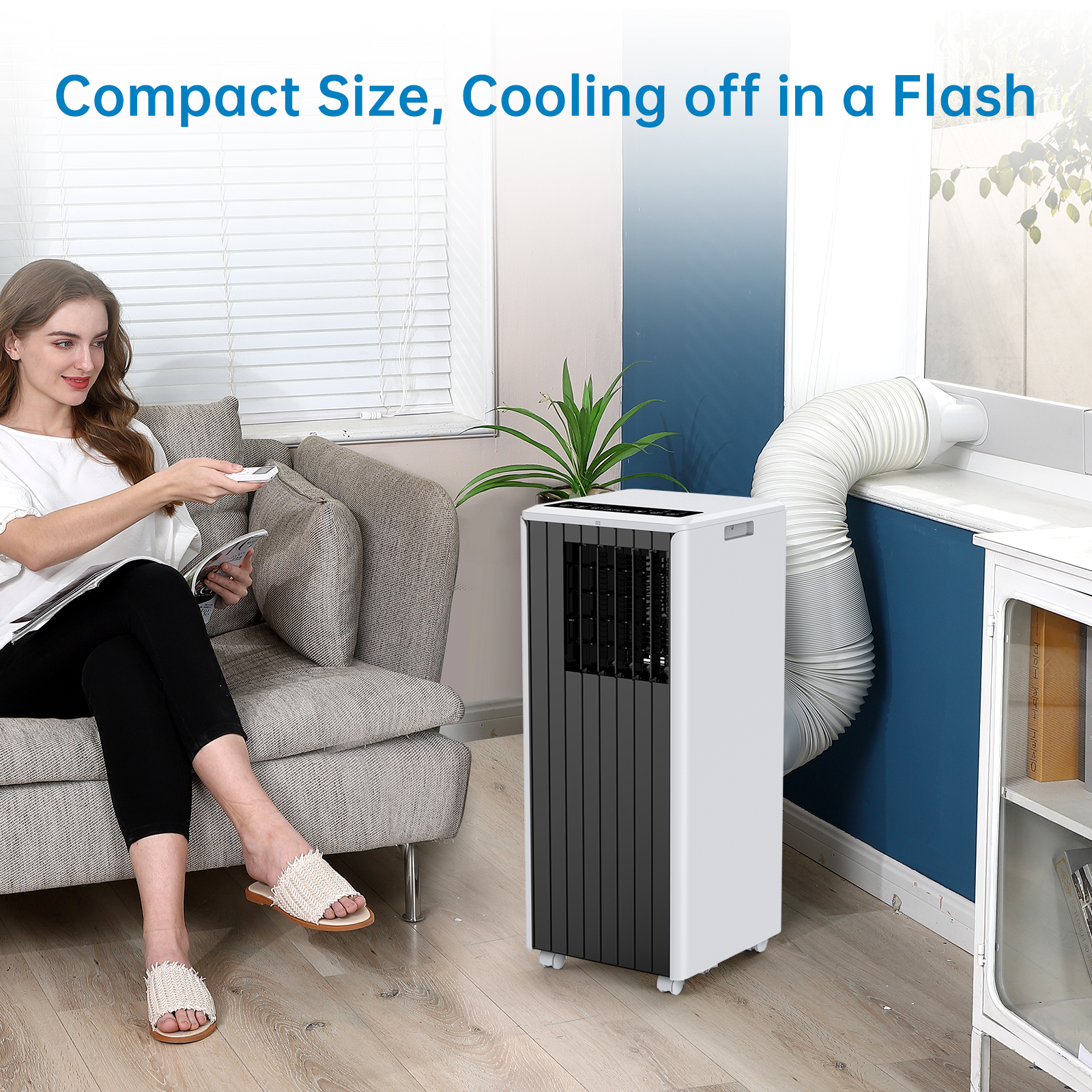 GARVEE 8000 BTU Portable AC Compact Size Cooling in a Flash