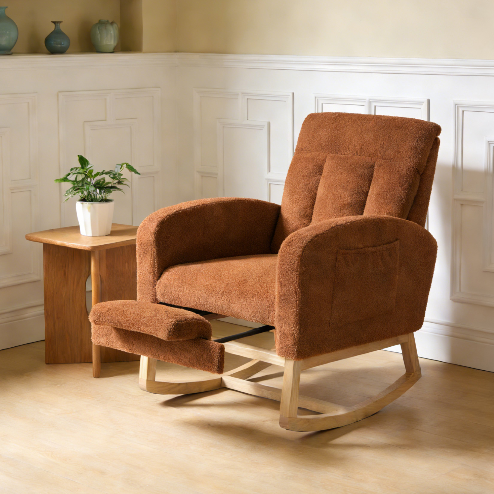 Multiple Glider Chair with Adjustable Footrest