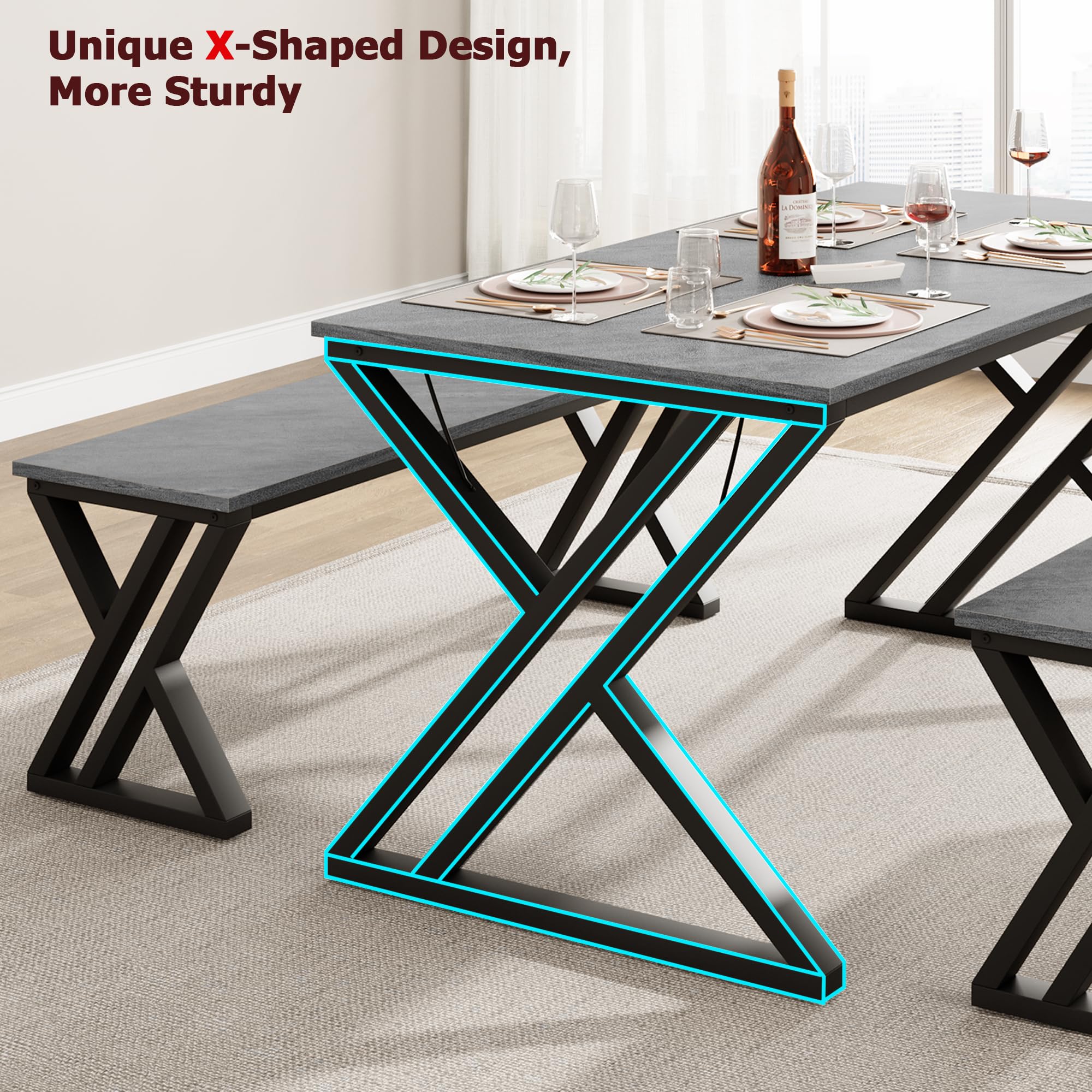 Unique X-Shaped Steel Leg Design for Superior Structural Rigidity and Stability
