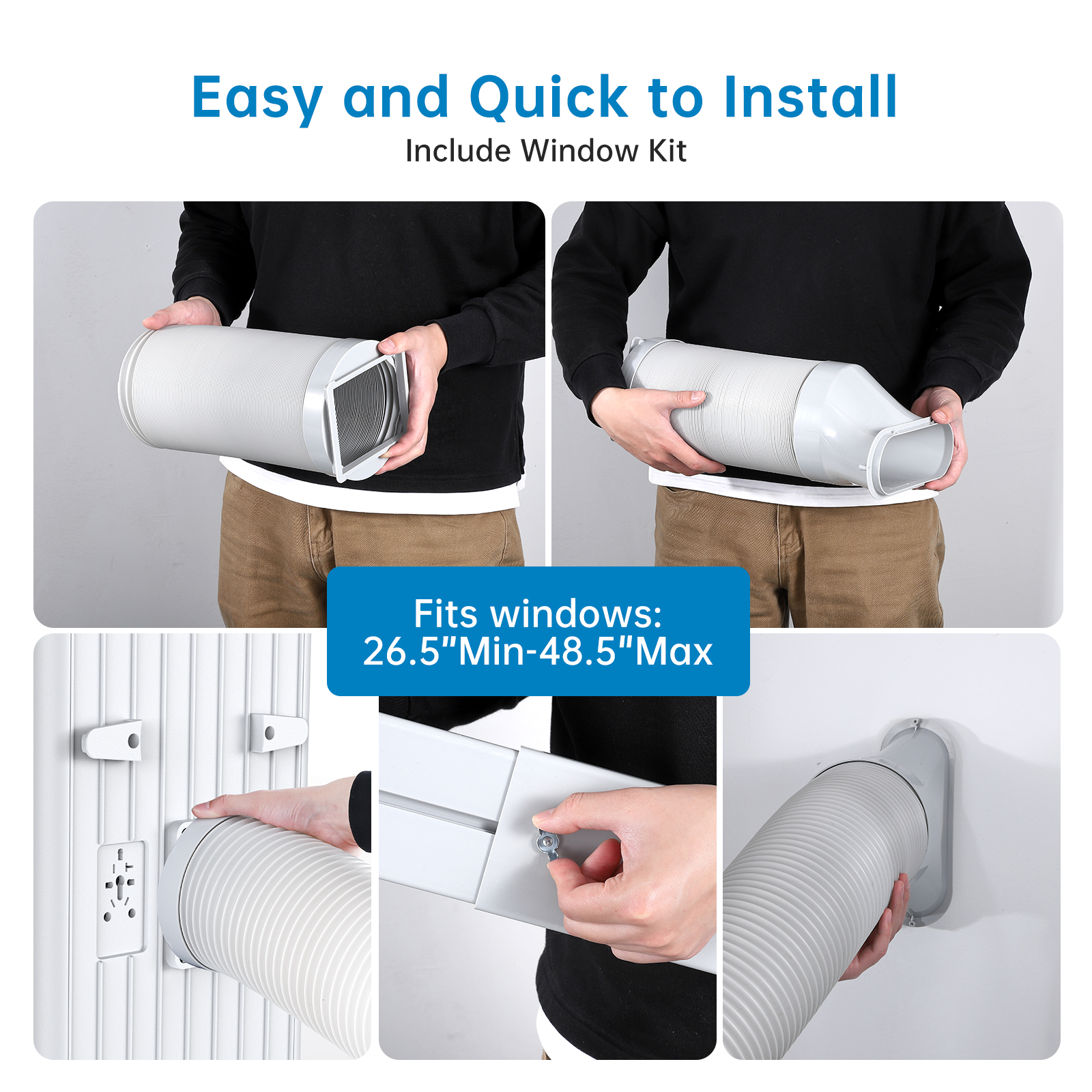 Easy and Quick Installation Window Kit