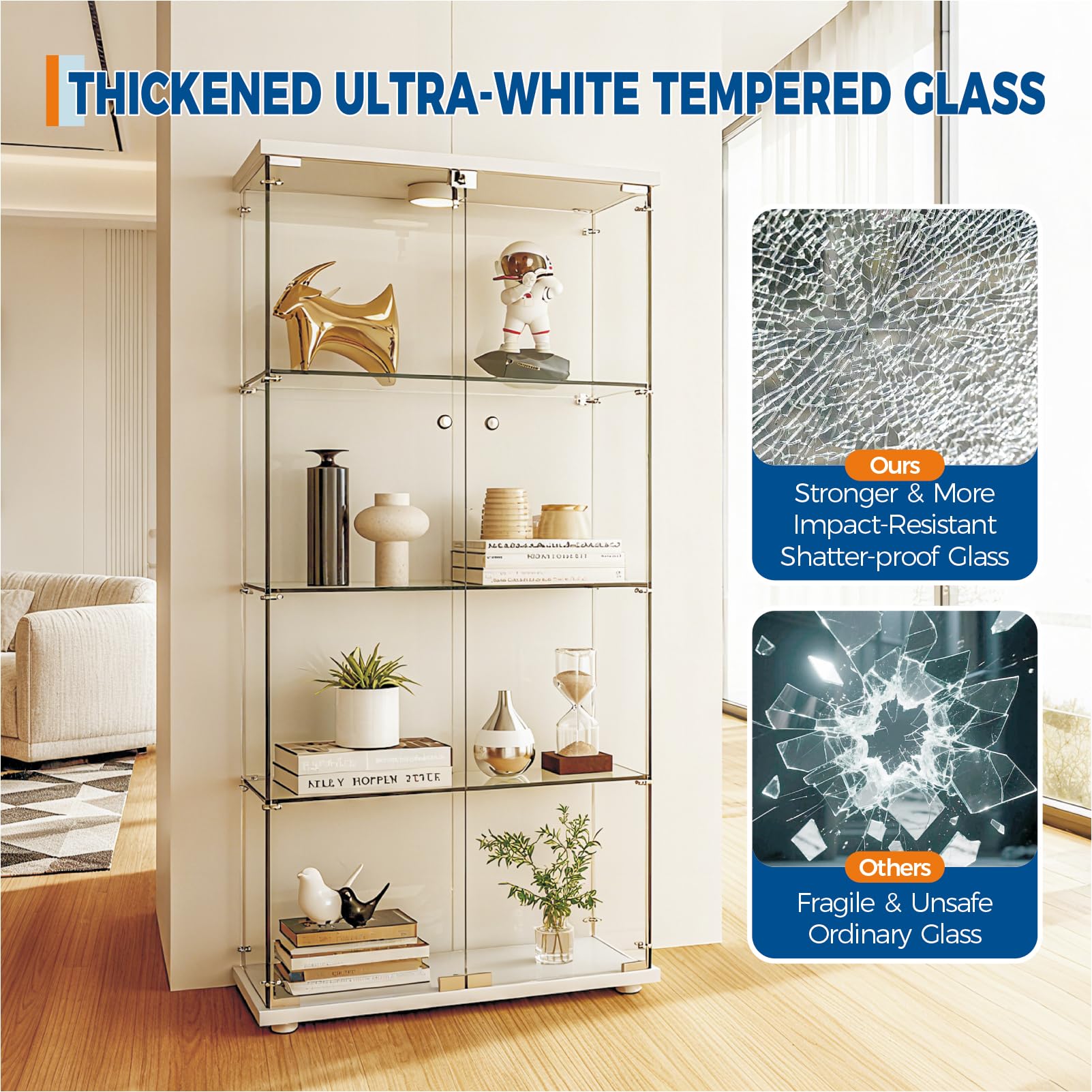 Thickened Ultra-White Tempered Glass