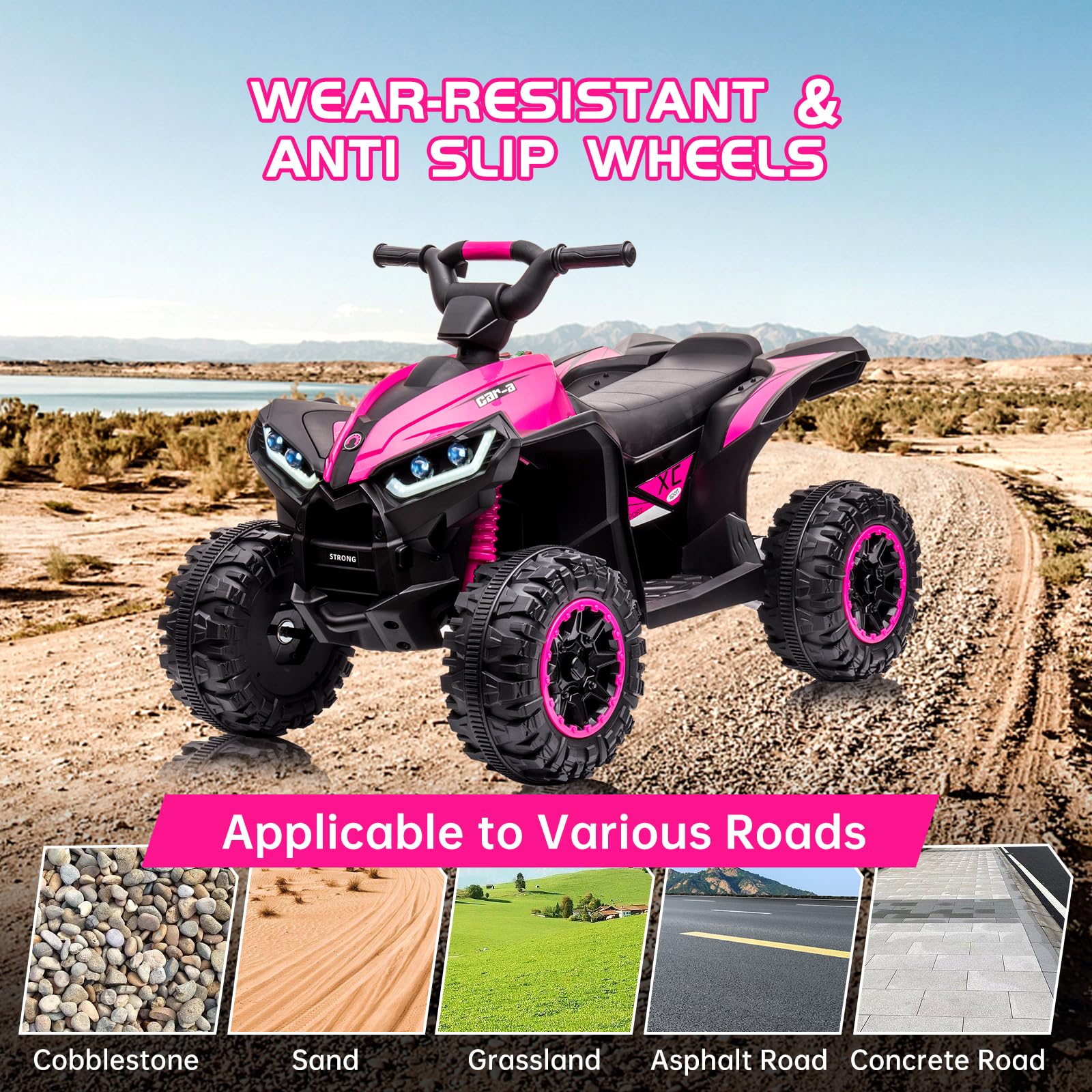 Wear-Resistant & Anti-Slip Wheels Applicable to Various Roads